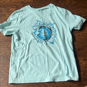 Under Armour Kids Aqua Blue Burst Tee boys YSM